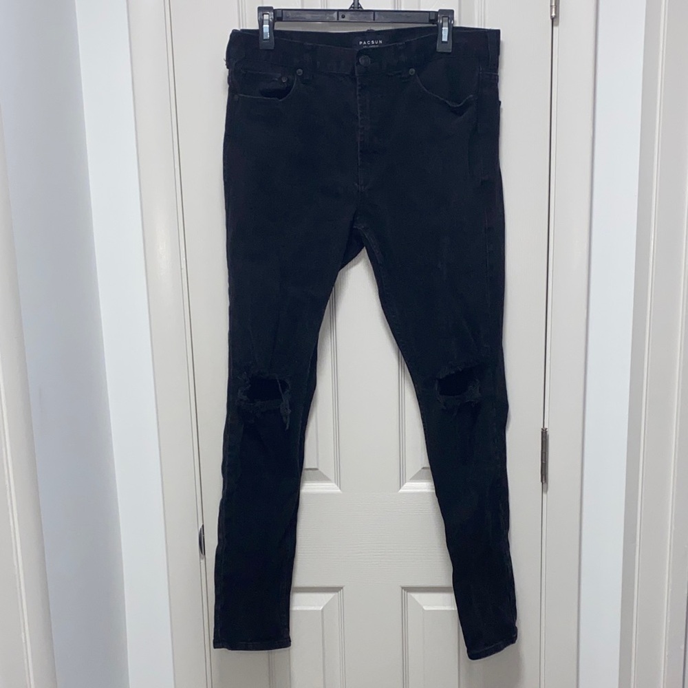 PacSun Black Comfort Stretch Jeans - Classic Denim